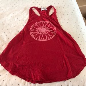 SoulCycle red wheel tank